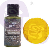 FINNABAIR Art Alchemy Liquid Acrylic Paint - True Yellow